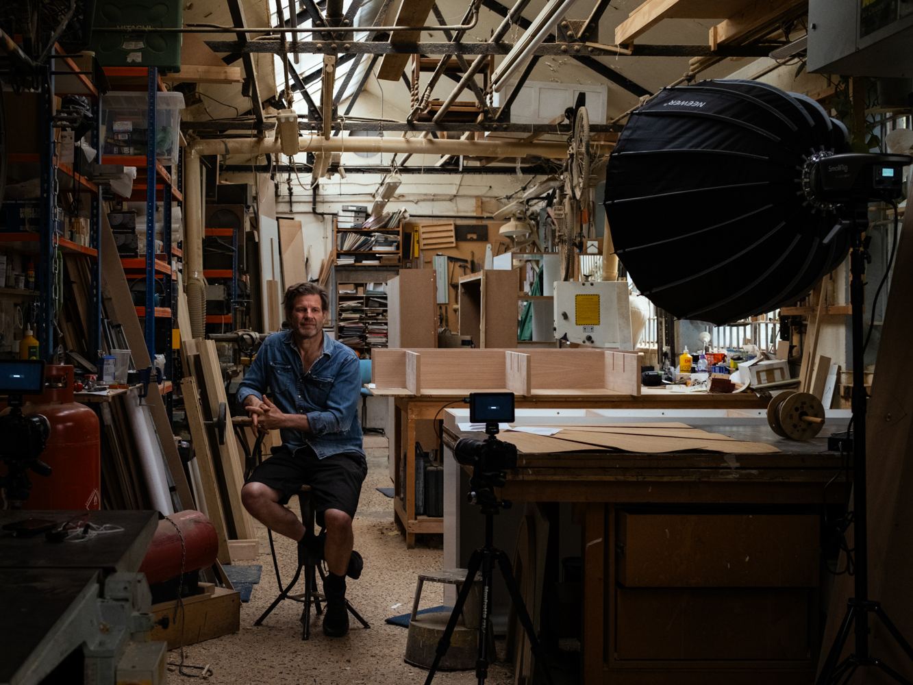 Josh Du Mond in the Big Little Projects workshop