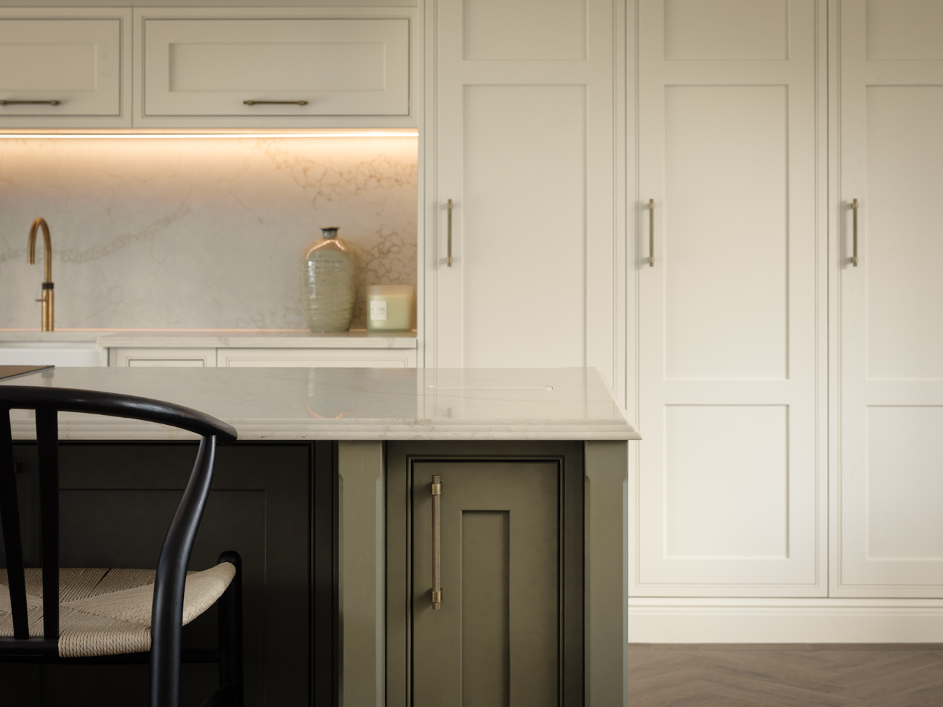Kitchen detail at The Hayloft